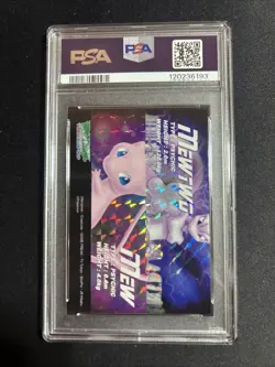 PSA 8 - Pokemon Mew & Mewtwo No. 03 Holo Prism Zukan Clear Cards Japanese 2004 - Image 2
