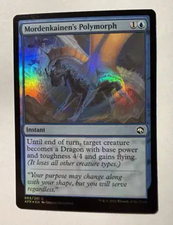 Mordenkainen's Polymorph #65 Adventures in the Forgotten Realms Foil MTG - Image 1