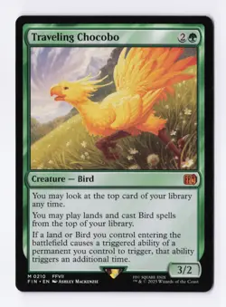Traveling Chocobo 0210 (M) MTG Final Fantasy (FIN) (EN) - Image 1