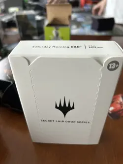 Magic the gathering Saturday Morning D&D Secret Lair Foil Edition factory Sealed - Image 1