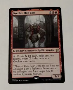 MTG Krenko Mob Boss - Foundations LP - Image 1