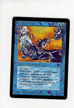 Air Elemental Beta MP MTG Magic the Gathering - Image 1