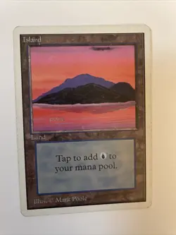 Magic The Gathering MTG Island Land - Image 1