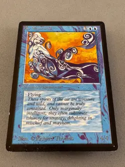 Air Elemental MTG Limited Edition Beta-LP EX-Vintage Magic the Gathering - Image 3