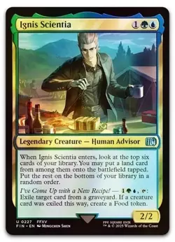 Ignis Scientia #227 (Foil) (NM) Final Fantasy FIN Magic MTG - Image 1