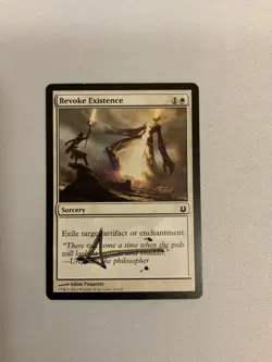 MTG Magic Revoke Existence Signed F&B Artist Proof x1 Born Of The Gods Paquette - Image 1