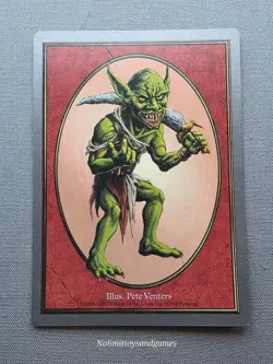 MTG Goblin Token #92 Unglued Magic The Gathering Free Shipping - Image 1