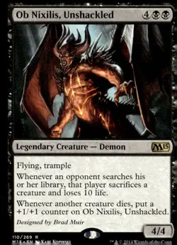Magic 2015 (M15) #110 Ob Nixilis, Unshackled - Image 1