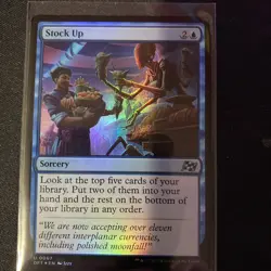 LP English MTG Foil Stock Up - Foil Aetherdrift Magic the Gathering U 0067 - Image 1