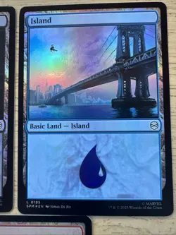 MTG Spiderman basic lands foil full set non-full - Image 4