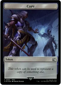 Hero (0002) / Copy (0001) Double-Sided Token (Foil) - Final Fantasy - MTG - Image 2