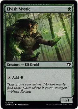 MTG Commander Masters Elvish Mystic (Common) - Image 1