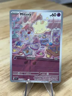 Milcery 152/142 Pokemon TCG Stellar Crown Illustration Rare Holo - Image 1