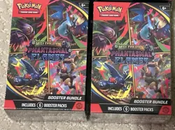 Phantasmal Flames Booster Bundle Pokemon TCG Sealed NEW - Lot of 2 - Image 1