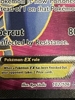 Pokemon Xerneas&Toxicroak Ex Fullart Lot Of Two - HP To MP - Image 5