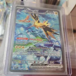 2023 Pokemon Zapdos Ex SIR 202/165 Scarlet & Violet 151 English Near Mint - Image 1