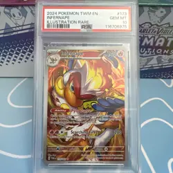 Infernape 173/167 PSA 10 Gem Mint - Pokemon: Twilight Masquerade - Image 1