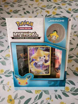 Pokemon 2016 20th Anniversary XY Generations Jirachi Mythical Pin Collection Box - Image 1