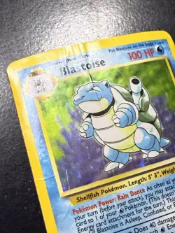 1995 Pokemon Blastoise 2/102 Base Set Holo - HEAVY DMG - Image 5