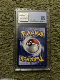 Pokemon Black Star Mew Promo-Pokemon League #8 2000 PSA 9 - Image 2