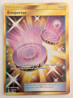 POKEMON ~ ENPORTER ~ 142/131 ~ FORBIDDEN LIGHT ~ GOLD SECRET RARE ~ LP - Image 1