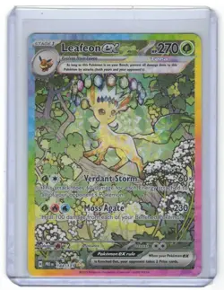 2025 Pokemon TCG ~ Leafeon EX #144/131 ~ Prismatic Evolutions EN ~ SIR - Image 1