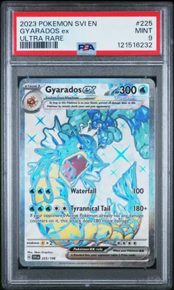 2023 POKEMON SVI EN-SCARLET & VIOLET ULTRA RARE #225 GYARADOS EX PSA 9 - Image 1
