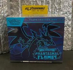POKEMON- MEGA EVOLUTION-PHANTASMAL FLAMES ELITE TRAINER BOX- SEALED NEW - Image 1