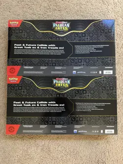 Pokemon TCG Paldean Fates Great Tusk Iron Threads Ex Premium Collection Lot of 2 - Image 3