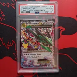 💎PSA 10 pokemon M Rayquaza EX 76/108 Celebrations: Classic Collection Holo - Image 1
