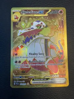 Pokemon TCG Skeledirge ex 272/193 Paldea Evolved Hyper Rare Gold NM - Image 1