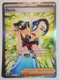 Perrin 220/167 Twilight Masquerade Full Art Holo 2024 Pokemon TCG - Image 1