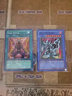 YUGIOH ZERA THE MANT + ZERA RITUAL PP01 SUPER UNLIMITED ED NM - Image 1