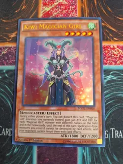 Yu-Gi-Oh! Kiwi Magician Girl MVP1-EN016 Ultra Rare 1st Edition Near Mint - Image 1
