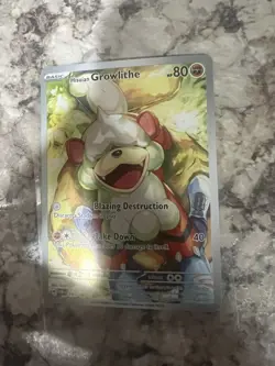 Pokemon TCG Hisuian Growlithe Twilight Masquerade Card 181/167 NM Condition - Image 2