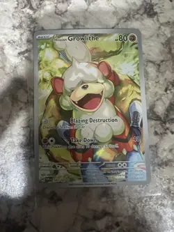 Pokemon TCG Hisuian Growlithe Twilight Masquerade Card 181/167 NM Condition - Image 4