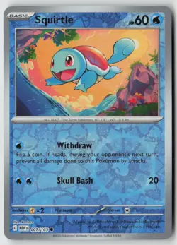 Squirtle - (Reverse Cosmos Holo) (Costco Exclusive) 007/165 - Misc Card - PTCG - Image 1