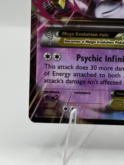 Mega Mewtwo EX Psychic Infinity BREAKthrough Pokemon Card 64/162 - Image 5