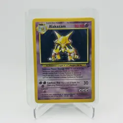Alakazam - 1/130 - Pokemon Base Set 2 Holo Rare Card WOTC NM - Image 1