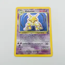 Alakazam - 1/130 - Pokemon Base Set 2 Holo Rare Card WOTC NM - Image 2