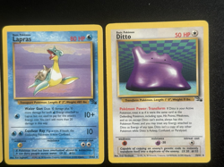 Fossil Non Holo Rare Muk Lapras Ditto Lot 1999 WOTC Vintage Pokemon Cards - Image 3
