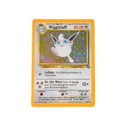 1st Edition Wigglytuff 16/64 Holo Rare 1999 Jungle Set Pokemon Card - Image 1