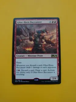 Glint-Horn Buccaneer. Core Set 2020. M20. Magic the Gathering Card. - Image 1