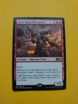 Glint-Horn Buccaneer. Core Set 2020. M20. Magic the Gathering Card. - Image 2