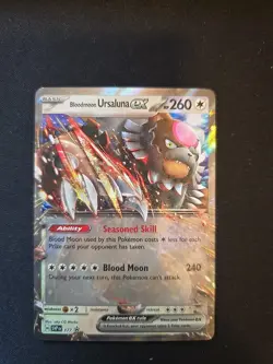 Bloodmoon Ursaluna ex 177 Sv: Scarlet & Violet Promo Cards Holo - Image 1