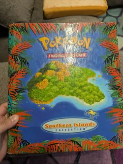 Pokemon Southern Islands Collection Binder, Cards, Post Cards, Fair Condition - Image 1