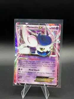 MEOWSTIC EX card 37/83 - Ultra Rare Pokemon Generations Pokemon TCG W13 - Image 1