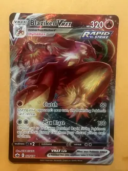 Blaziken VMAX 021/198 Chilling Reign Sword & Shield Pokemon Card NM - Image 1
