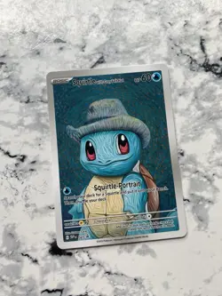 Squirtle with Straw Hat Pokemon x Van Gogh Black Star Promo ACG Art Card - Fan - Image 1