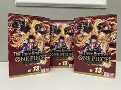 One Piece Trading Card Game: The Three Brothers Ultra Deck (ST 13) LOT OF 3 - Image 1